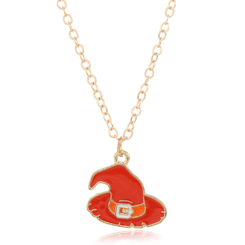 Wholesale Retro Exaggerated Ghost  Ghost Mask  Necklace